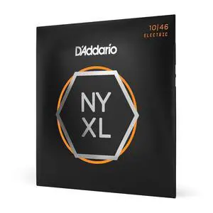 NYXL1046 Electric Guitar Strings, Regular Light 10-46 | NYXL electric guitar strings deliver enhanced tuning stability, greater strength, dynamic range, and bright tone. NYXL1046 Electric Guitar Strings, Regular Light 10-46 | NYXL electric guitar strings deliver enhanced tuning stability, greater strength, dynamic range, and bright tone.