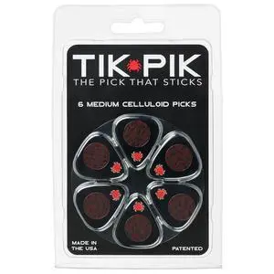 Celluloid Guitar Picks 6-Pack - Medium 0.71mm Celluloid Guitar Picks 6-Pack - Medium 0.71mm