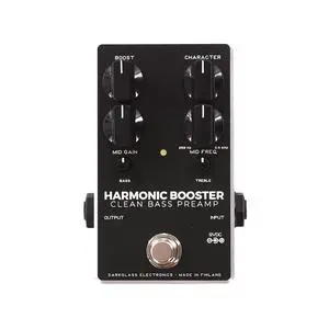 Darkglass Harmonic Booster Clean Bass Preamp Pedal for Electric Bass Darkglass Harmonic Booster Clean Bass Preamp Pedal for Electric Bass