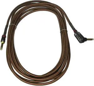 Vox VAC19 Class A Acoustic Guitar Cable - 19.5ft, 1/4" Straight/Angled TS, Brown Vox VAC19 Class A Acoustic Guitar Cable - 19.5ft, 1/4" Straight/Angled TS, Brown