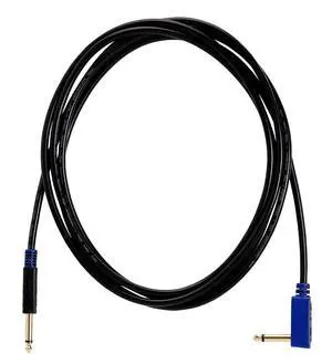 VGS-30 Rock Guitar/Bass Guitar Cable - 10ft. 1/4" Straight/Angled TS, Black VGS-30 Rock Guitar/Bass Guitar Cable - 10ft. 1/4" Straight/Angled TS, Black