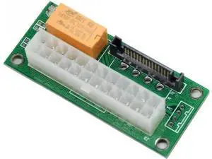 Synchronous Power Board Dual PSU Multiple Power Supply Adapter Add2psu with SATA ATX 24pin Connector to 4 Pin Connector 2 Pcs Synchronous Power Board Dual PSU Multiple Power Supply Adapter Add2psu with SATA ATX 24pin Connector to 4 Pin Connector 2 Pcs