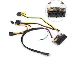 Asixxsix PC Power Supply Power Module, Quietly Work Without Noise, 24Pin Stable and Reliable, 12V DC Input for Mini-ITX 1U Case Asixxsix PC Power Supply Power Module, Quietly Work Without Noise, 24Pin Stable and Reliable, 12V DC Input for Mini-ITX 1U Case