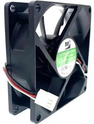 FOR DA08025B12UR 8cm 8025 80x80x25mm 80mm Fan DC 12V 0.50A Bearing High-Volume Cooling Fan Server Inverter Power Supply FOR DA08025B12UR 8cm 8025 80x80x25mm 80mm Fan DC 12V 0.50A Bearing High-Volume Cooling Fan Server Inverter Power Supply