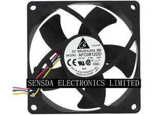1pcs pwm fan For delta AFC0812DD DC12V 0.75A 8020 8CM 80mm 80x80x20mm 4Pin 4Wire high-speed Cooling Fan 1pcs pwm fan For delta AFC0812DD DC12V 0.75A 8020 8CM 80mm 80x80x20mm 4Pin 4Wire high-speed Cooling Fan
