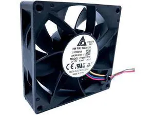 80mm PWM Cooling Fan 8cm FFB0812EH 80*80*25mm 12V 0.80A 6200RPM High Speed CFM Cooler 12V Dual Ball Bearing Fan,for Delta 80mm PWM Cooling Fan 8cm FFB0812EH 80*80*25mm 12V 0.80A 6200RPM High Speed CFM Cooler 12V Dual Ball Bearing Fan,for Delta