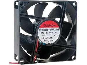 PF80251B1-000C-A99 8025 8cm 80mm fan DC 12V 4.1W Double ball bearing large air volume cooling fan PF80251B1-000C-A99 8025 8cm 80mm fan DC 12V 4.1W Double ball bearing large air volume cooling fan