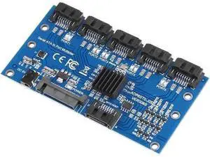 Card Motherboard Sata Expansion Card 1 To 5 Port Sata3.0 6Gbps Multiplier Sata Port Riser Card Adapter For Comp Card Motherboard Sata Expansion Card 1 To 5 Port Sata3.0 6Gbps Multiplier Sata Port Riser Card Adapter For Comp