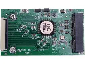 1pc Mini SATA mSATA PCI-E IPOD SSD to 40pin 1.8inch ZIF CE Converter Card Computer Connection and Connector Accessories Sale 1pc Mini SATA mSATA PCI-E IPOD SSD to 40pin 1.8inch ZIF CE Converter Card Computer Connection and Connector Accessories Sale