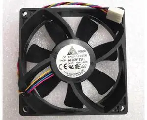 AFB0912SH For Delta 9025 9225 9cm Fan 4-Wire Dual Ball Bearing 12V 1A 5400RPM AFB0912SH For Delta 9025 9225 9cm Fan 4-Wire Dual Ball Bearing 12V 1A 5400RPM