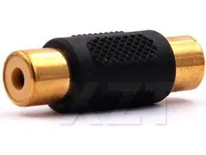 est Hot 50pcs/Lot RCA Phono Coupler Female to Female F/F Audio Video Connector Adaptor gold plated est Hot 50pcs/Lot RCA Phono Coupler Female to Female F/F Audio Video Connector Adaptor gold plated