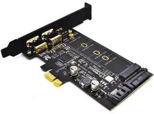 2x USB 3.0 & Type-c M.2 PCIe Adapter M2 SSD SATA B Key to PCI-e 3.0 Controller Converter Riser Card for 2280 2260 2242 2230 NGFF 2x USB 3.0 & Type-c M.2 PCIe Adapter M2 SSD SATA B Key to PCI-e 3.0 Controller Converter Riser Card for 2280 2260 2242 2230 NGFF