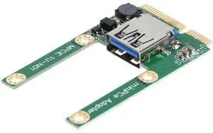 Mini PCI-E To USB3.0 Expansion Card Laptop PCI Express PCIe To USB 3.0 Converter Riser Card Adapter With Screw Fittings Mini PCI-E To USB3.0 Expansion Card Laptop PCI Express PCIe To USB 3.0 Converter Riser Card Adapter With Screw Fittings