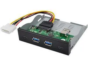 3.5 Floppy bay DesktopPC USB3.1 Front Panel Docking Station VIA VL820 Chip TYPE-C + A (2A2C) 2 Ports USB3.1 Hub Adapter 10Gbps 3.5 Floppy bay DesktopPC USB3.1 Front Panel Docking Station VIA VL820 Chip TYPE-C + A (2A2C) 2 Ports USB3.1 Hub Adapter 10Gbps