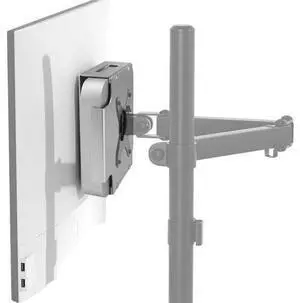 Mac Mini Monitor Vesa Mount, IFCASE Aluminum Material Behind Monitor, Monitor Arm VESA Mount Holder for Mac Mini 2010 to 2023 M2 Pro (Silver) Mac Mini Monitor Vesa Mount, IFCASE Aluminum Material Behind Monitor, Monitor Arm VESA Mount Holder for Mac Mini 2010 to 2023 M2 Pro (Silver)