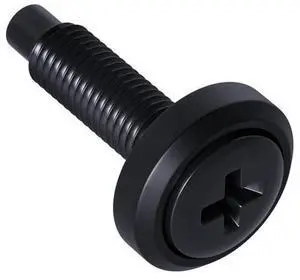 ECHOGEAR Rack Mount Screws 100 Pack - 10/32 Steel Screws with Attached Nylon Washers & Pilot Point Heads - Made to Use with Network Racks, Enclosures, & Cabinets ECHOGEAR Rack Mount Screws 100 Pack - 10/32 Steel Screws with Attached Nylon Washers & Pilot Point Heads - Made to Use with Network Racks, Enclosures, & Cabinets