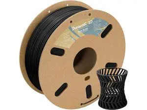 DURAMIC 3D PLA Plus Filament 1.75mm Black 1kg, 1.75 Pro Printer 8 Times Strength, 1kg Cardboard Spool Printing Dimensional Accuracy 99% +/- 0.03 mm DURAMIC 3D PLA Plus Filament 1.75mm Black 1kg, 1.75 Pro Printer 8 Times Strength, 1kg Cardboard Spool Printing Dimensional Accuracy 99% +/- 0.03 mm