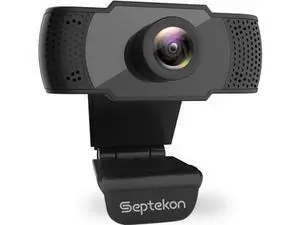Septekon 1080P HD Webcam with Microphone, Streaming Computer Web Camera for Laptop/Desktop/Mac/TV, USB PC Cam for Video Calling, Conferencing, Gaming Septekon 1080P HD Webcam with Microphone, Streaming Computer Web Camera for Laptop/Desktop/Mac/TV, USB PC Cam for Video Calling, Conferencing, Gaming