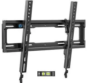 Pipishell Tilt TV Wall Mount Bracket Low Profile for Most 23-55 Inch LED LCD OLED 4K Flat Curved TVs up to 99lbs Max VESA 400x400mm, 8° Tilting for Anti-Glaring, Fits 8-16 inch Wood Stud Pipishell Tilt TV Wall Mount Bracket Low Profile for Most 23-55 Inch LED LCD OLED 4K Flat Curved TVs up to 99lbs Max VESA 400x400mm, 8° Tilting for Anti-Glaring, Fits 8-16 inch Wood Stud