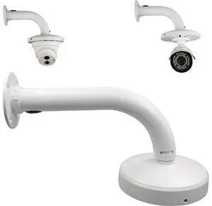Security Camera Mount Bracket, Dome Camera Mount Universal Camera Wall Mounting Bracket for CCTV Security Camera/IP Camera, J Type (12.5 INCH) Security Camera Mount Bracket, Dome Camera Mount Universal Camera Wall Mounting Bracket for CCTV Security Camera/IP Camera, J Type (12.5 INCH)