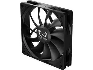 Scythe Kaze Flex II 120 PWN, 120mm x 25mm Air Flow Optimized Quiet Operating Computer Case Fan, Fluid Dynamic Bearing, 4-Pin Connector, Single Pack (Standard Edition - 1500 RPM) Scythe Kaze Flex II 120 PWN, 120mm x 25mm Air Flow Optimized Quiet Operating Computer Case Fan, Fluid Dynamic Bearing, 4-Pin Connector, Single Pack (Standard Edition - 1500 RPM)