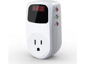 BSEED Surge Protector Outlet, Voltage Regulator, Surge Protector for Refrigerator/TV/PC/Home Appliance, Wall Tap Adapter, Space Saving Design, LED Display Screen, Adjustable,120V, 15A, 1800W, 1 Pack BSEED Surge Protector Outlet, Voltage Regulator, Surge Protector for Refrigerator/TV/PC/Home Appliance, Wall Tap Adapter, Space Saving Design, LED Display Screen, Adjustable,120V, 15A, 1800W, 1 Pack