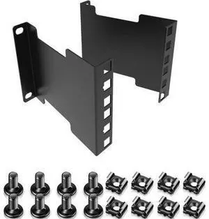Jingchengmei 2U Server Rack Depth Extender - 4-Inch Deep -Recessed Rack Mount Adapter Kit for Network Rack (2UEXB) Jingchengmei 2U Server Rack Depth Extender - 4-Inch Deep -Recessed Rack Mount Adapter Kit for Network Rack (2UEXB)