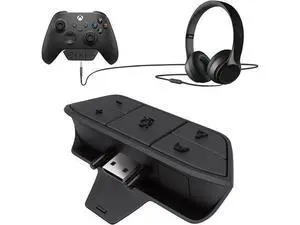 Stereo Headset Adapter for Xbox One, Black, 3.5mm Audio Jack, Compatible with Xbox One Controllers Stereo Headset Adapter for Xbox One, Black, 3.5mm Audio Jack, Compatible with Xbox One Controllers