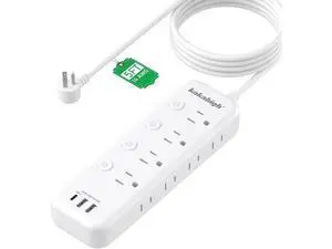 Appliance Extension Cord with Individual Switches on Off - 5 FT, 14 Gauge Heavy Duty Extension Cord with USB Ports, 8 outlets, High Wattage for Microwave, Workbench, Kitchen, Garage Must Have Appliance Extension Cord with Individual Switches on Off - 5 FT, 14 Gauge Heavy Duty Extension Cord with USB Ports, 8 outlets, High Wattage for Microwave, Workbench, Kitchen, Garage Must Have