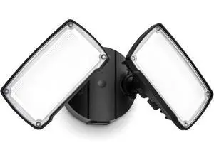 LUTEC 32W 3500LM Integrated Dual-Head LED Flood Light Outdoor,Switch Controlled LED Security Light,5000K Wall Mount Exterior Flood Light,P65 Waterproof for Garage, Yard, Patio-Black LUTEC 32W 3500LM Integrated Dual-Head LED Flood Light Outdoor,Switch Controlled LED Security Light,5000K Wall Mount Exterior Flood Light,P65 Waterproof for Garage, Yard, Patio-Black