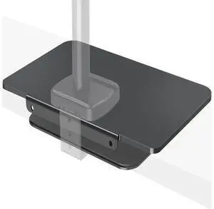 MOUNTUP Monitor Mount Reinforcement for Tempered Glass Desk, Monitor Arm Plate, Steel Bracket for Thin and Most Fragile Table, for Desk C Clamp Installation of Monitor Stand MOUNTUP Monitor Mount Reinforcement for Tempered Glass Desk, Monitor Arm Plate, Steel Bracket for Thin and Most Fragile Table, for Desk C Clamp Installation of Monitor Stand