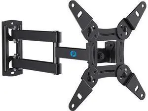 Full Motion TV Monitor Wall Mount Bracket Articulating Arms Swivel Tilt Extension Rotation for Most 13-42 Inch LED LCD Flat Curved Screen TVs & Monitors, Max VESA 200x200mm up to 44lbs by Pipishell Full Motion TV Monitor Wall Mount Bracket Articulating Arms Swivel Tilt Extension Rotation for Most 13-42 Inch LED LCD Flat Curved Screen TVs & Monitors, Max VESA 200x200mm up to 44lbs by Pipishell