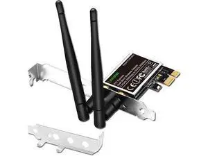 Wireless N 600Mbps (2.4GHz 300Mbps and 5GHz 300Mbps) PCIE WiFi Adapter, PCIE WiFi Card, QUALCOMM Atheros AR946X Wireless Network Adapter for Windows 10 8.1 8 7 XP Desktop PCs (PCIE-N600) Wireless N 600Mbps (2.4GHz 300Mbps and 5GHz 300Mbps) PCIE WiFi Adapter, PCIE WiFi Card, QUALCOMM Atheros AR946X Wireless Network Adapter for Windows 10 8.1 8 7 XP Desktop PCs (PCIE-N600)