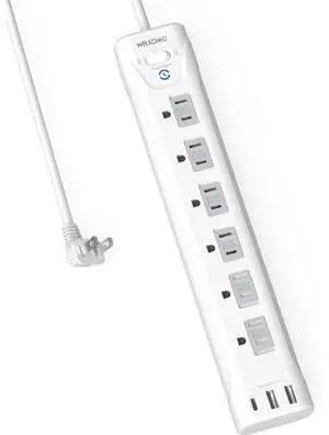 2 Prong Power Strip, WRXDMC 2 Prong to 3 Prong Outlet Adapter, 1680J Surge Protector, 1625W, 5ft Extension Cord with Flat Plug Polarized Plug, 6 AC Outlets & 3 USB, Wall Mountable, Ideal for Old House 2 Prong Power Strip, WRXDMC 2 Prong to 3 Prong Outlet Adapter, 1680J Surge Protector, 1625W, 5ft Extension Cord with Flat Plug Polarized Plug, 6 AC Outlets & 3 USB, Wall Mountable, Ideal for Old House