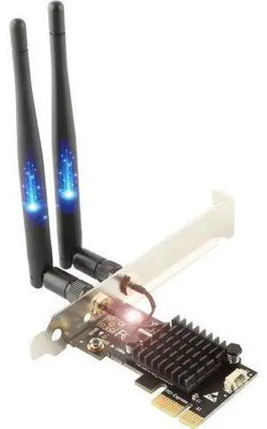 Ubit AC1200 PCIe WiFi Card for PC with BT 4.2 | Dual Band Wireless Network Adapter WiFi Card with Heat Sink Technology | for Gaming, Browsing, Streaming etc Ubit AC1200 PCIe WiFi Card for PC with BT 4.2 | Dual Band Wireless Network Adapter WiFi Card with Heat Sink Technology | for Gaming, Browsing, Streaming etc