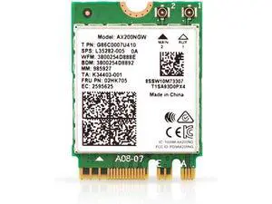 AX200 WiFi 6 Adapter | Dual-Band 802.11ax M.2 WiFi Card for PC | Up to 2.4 Gbps | No vPro | Supports Bluetooth 5.2 & Intel, AMD, Windows 10/11, Linux AX200NGW (AX200) AX200 WiFi 6 Adapter | Dual-Band 802.11ax M.2 WiFi Card for PC | Up to 2.4 Gbps | No vPro | Supports Bluetooth 5.2 & Intel, AMD, Windows 10/11, Linux AX200NGW (AX200)