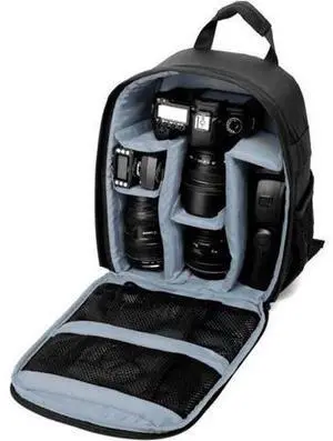 Waterproof SLR/DSLR Camera Backpack Shoulder Bag Travel Case For Canon Nikon Sony Digital Lens (Medium, Grey) Waterproof SLR/DSLR Camera Backpack Shoulder Bag Travel Case For Canon Nikon Sony Digital Lens (Medium, Grey)