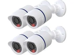 WALI Dummy Fake Simulated Surveillance Security CCTV Dome Camera Indoor Outdoor with One LED Light, Warning Security Alert Sticker Decal (TC-W4), 4 Packs, White WALI Dummy Fake Simulated Surveillance Security CCTV Dome Camera Indoor Outdoor with One LED Light, Warning Security Alert Sticker Decal (TC-W4), 4 Packs, White