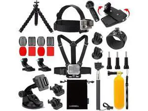 Luxebell Accessories Kit for AKASO EK5000 EK7000 4K WiFi Action Camera GoPro Hero 12 11 10 9 8 7 6 5/Session 5/Hero 4/3+/3/2/1 Max Fusion SJ4000 SJ5000 (14-in-1) Luxebell Accessories Kit for AKASO EK5000 EK7000 4K WiFi Action Camera GoPro Hero 12 11 10 9 8 7 6 5/Session 5/Hero 4/3+/3/2/1 Max Fusion SJ4000 SJ5000 (14-in-1)