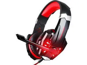 Stereo Gaming Headset for PS4, PS5, PC, Xbox One, Noise Cancelling Over Ear Headphones with Mic, LED Light, Bass Surround, Soft Memory Earmuffs for Laptop Nintendo Switch (Black-Red) Stereo Gaming Headset for PS4, PS5, PC, Xbox One, Noise Cancelling Over Ear Headphones with Mic, LED Light, Bass Surround, Soft Memory Earmuffs for Laptop Nintendo Switch (Black-Red)