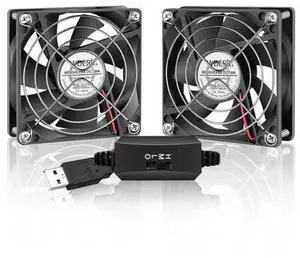 Mini 80mm USB Computer PC Case Cooling 5V Powered Fan (Quiet), Cabinet Cooler Fan with Speed Controller2 in1 Pack Mini 80mm USB Computer PC Case Cooling 5V Powered Fan (Quiet), Cabinet Cooler Fan with Speed Controller2 in1 Pack