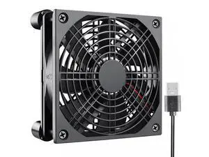 120mm 5V Quiet USB Powered Computer Cooling Fan with Multi-Speed Controller for Router Modem Xbox TV Box DVR Playstation Receiver and Other Electronics Cooler 120mm 5V Quiet USB Powered Computer Cooling Fan with Multi-Speed Controller for Router Modem Xbox TV Box DVR Playstation Receiver and Other Electronics Cooler