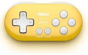 8Bitdo Zero 2 Bluetooth Key Chain Sized Mini Controller for Nintendo Switch, Windows, Android and macOS (Yellow Edition) 8Bitdo Zero 2 Bluetooth Key Chain Sized Mini Controller for Nintendo Switch, Windows, Android and macOS (Yellow Edition)