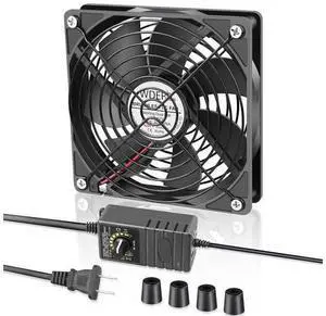 AC 120mm Powerful Computer Fan with AC Plug, 110V - 240V AC to DC 12V Variable Speed Controller for Electronic ComponentsPS5RouterXboxGrowtentModemAmplifierReceiverBiltong Cooling AC 120mm Powerful Computer Fan with AC Plug, 110V - 240V AC to DC 12V Variable Speed Controller for Electronic ComponentsPS5RouterXboxGrowtentModemAmplifierReceiverBiltong Cooling