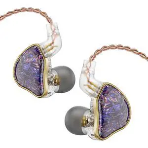 DB2 Purple No Mic 1DD+1BA Hybrid IEM 3.5mm 0.78 2Pin | 1DD+1BA hybrid driver with titanium graphene diaphragm, resin aluminum faceplate, 0.78mm 2Pin cable,pure audiophile DB2 Purple No Mic 1DD+1BA Hybrid IEM 3.5mm 0.78 2Pin | 1DD+1BA hybrid driver with titanium graphene diaphragm, resin aluminum faceplate, 0.78mm 2Pin cable,pure audiophile