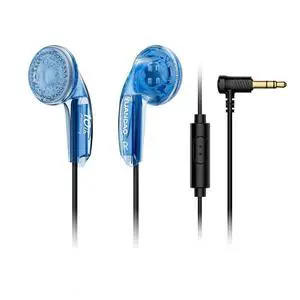 10th Anniv Flat Earbuds,15.4mm DD,3.5mm HiFi IEM Blue with Mic | 15.4mm N52 driver, balanced HiFi sound; inline mic for calls; transparent limited housing, universal 3.5mm jack 10th Anniv Flat Earbuds,15.4mm DD,3.5mm HiFi IEM Blue with Mic | 15.4mm N52 driver, balanced HiFi sound; inline mic for calls; transparent limited housing, universal 3.5mm jack