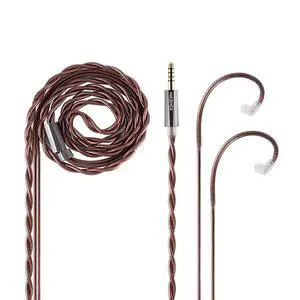 BerryJam IEM Cable, 7N OCC Earbuds Upgrade Cords, in Ear Monitor Cables for Earphones Earbud Wired Headphones Balanced Cord (4.4mm with QDC) BerryJam IEM Cable, 7N OCC Earbuds Upgrade Cords, in Ear Monitor Cables for Earphones Earbud Wired Headphones Balanced Cord (4.4mm with QDC)