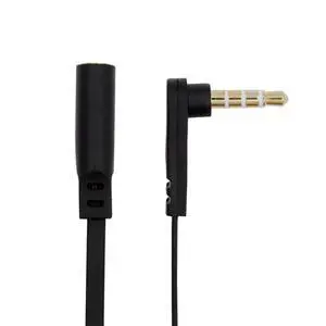 xiwai Ultra Slim 4 Poles Auxiliary Audio Stereo 3.5mm Male to Female Flat AUX Cable 15cm Speaker Cord 90 Degree Right Angled Compatible with Car,Home Stereos MP3 Player xiwai Ultra Slim 4 Poles Auxiliary Audio Stereo 3.5mm Male to Female Flat AUX Cable 15cm Speaker Cord 90 Degree Right Angled Compatible with Car,Home Stereos MP3 Player