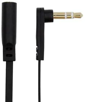 xiwai Ultra Slim 3-Poles Auxiliary Audio Stereo 3.5mm Male to Female Flat AUX Cable 15cm Cord 90 Degree Right Angled Compatible with Car,Home Stereos MP3 Player xiwai Ultra Slim 3-Poles Auxiliary Audio Stereo 3.5mm Male to Female Flat AUX Cable 15cm Cord 90 Degree Right Angled Compatible with Car,Home Stereos MP3 Player