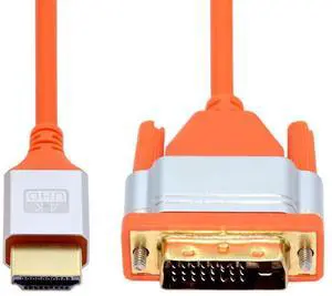 xiwai Ultra Soft 4K HDMI to DVI High Flex HDTV Cable Hyper Super Flexible Cord High Speed Type-A Male to 24+1 for Computer HDTV 3.3ft xiwai Ultra Soft 4K HDMI to DVI High Flex HDTV Cable Hyper Super Flexible Cord High Speed Type-A Male to 24+1 for Computer HDTV 3.3ft